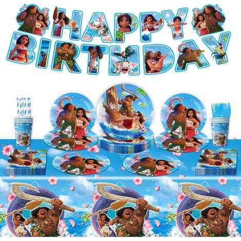 Kit Decoration Anniversaire Princesse - Assiettes Couverts Nappe Bannière - Pour Fête Thème Princesse - 10 Pièces Assiettes 7 Pouces 10 Pièces Assiettes 9 Pouces 10 Tasses 10 Couverts Ensemble Complet (1/4)