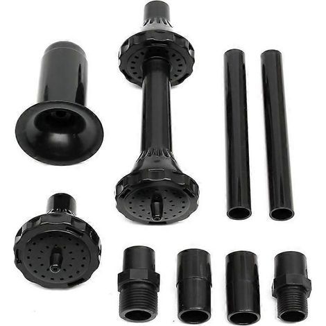 9Pcs Small Fountain Nozzle Kit Water Fountain Nozzle Heads For Pond Fountain Submersible Pump Pool (1/5)