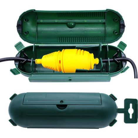 CCYKXAA 2PCS Waterproof Box for Outdoor Electrical Connections Perfect for Garden and DIY (1/5)