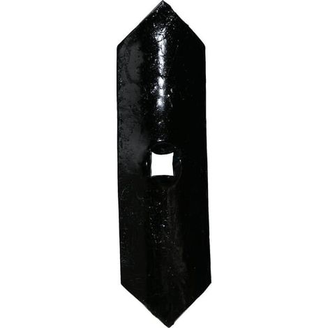 Punta de cultivador 176 x 50 x 6 mm reversible curvada 1 orificio UNIVERSAL CP5004V