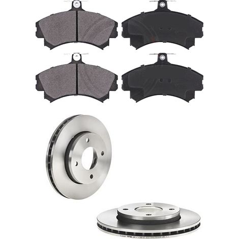 KIT FRENI ANTERIORI compatibile con MITSUBISHI COLT CZC VI CABRIOLET (RG) - DISCHI + PASTIGLIE OEM: P 50 055 / 17650 , 17954 /SOSTITUZIONE DIRETTA/BASSA POLVERE/SILENZIOSO (1/5)