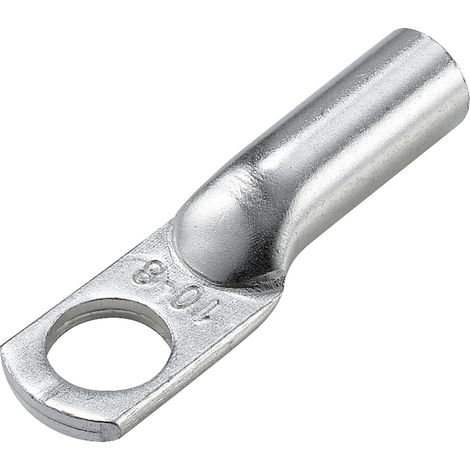 TRU COMPONENTS TC-12885892  Rohrkabelschuh  180 ° M8 10 mm² Loch-Ø: 8 mm 1 St.
