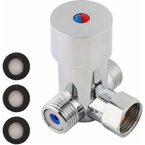 Miscelatore per acqua calda e fredda con filettatura standard G1/2 per rubinetto automatico