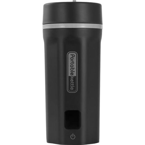 Bouilloire électrique portable de 550 ml et 400 W, étanche (noire) (1/5)
