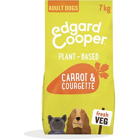 Edgard & Cooper Crochette Cani, Adulti, (Carote/Zucchine, 7kg), croccantini cane, cibo Secco per Cani Senza Glutine Mangime Naturale Verdure Vegetale, Alimentazione Completa (1/5)