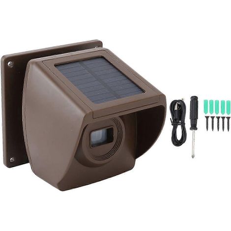 Alarme de voie avec une portée de 800 mètres, étanche à l'eau et à la poussière IP55, alarme de voie sans fil à énergie solaire, détecteur de capteur mobile extérieur, intelligent. (1/5)
