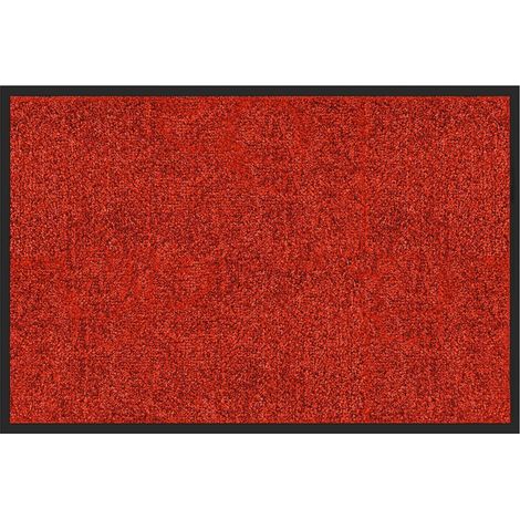 Tapis de Porte Paillasson d'entrée Rhine Rouge 120 x 180 cm