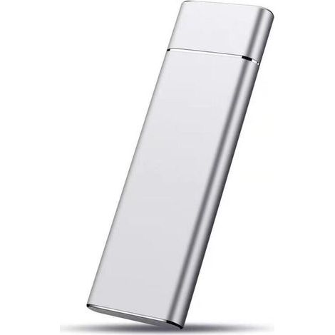 Hochgeschwindigkeits-SSD-Festplatte, 64 GB – 1 TB, Silber, tragbare externe Festplatte, Computerzubehör (1/3)