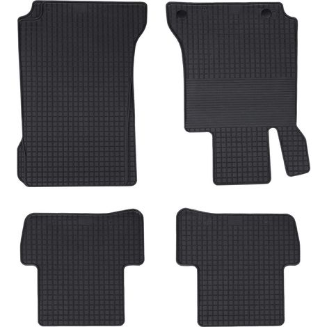 Car Mat 4 pcs Black suitable for C-Class W205 2014- 4D Aft vidaXL