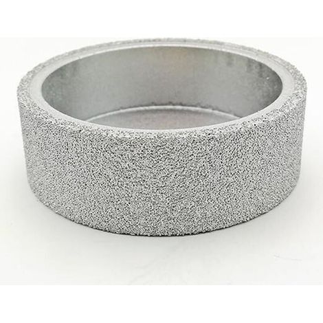 Diamètre 73mm Meule Diamantée Brasée Sous Vide Disque de Ponçage Plat Meulage à Sec ou Humide sur Marbre Granit Céramique Quartz Verre en Pierre Roue de Diamant (25MM) (1/3)
