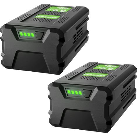 Ersatzakku, 6000 mAh Kapazität, kompatibel mit GBA80600 und GBA80200, 2er-Packung 6000 mAh (1/2)