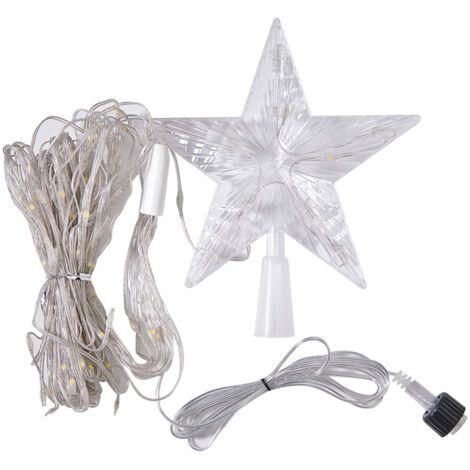 Christmas tree lights with stars, 2M x 9 waterproof string Christmas tree lights for garden, party, wedding decoration (1/5)