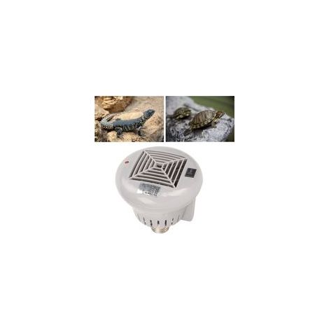 Chauffage soufflant pour animaux de compagnie, 3 niveaux de puissance, petit chauffage pour boîte pour animaux de compagnie, pour reptiles, poulet, gris, 220V (1/5)