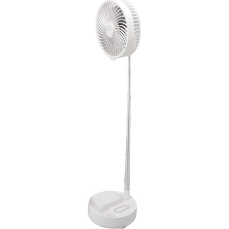 Ventilateur de Bureau Pliable avec Télécommande, 4 Vitesses, USB et Lumière - Portable pour Maison et Voyage