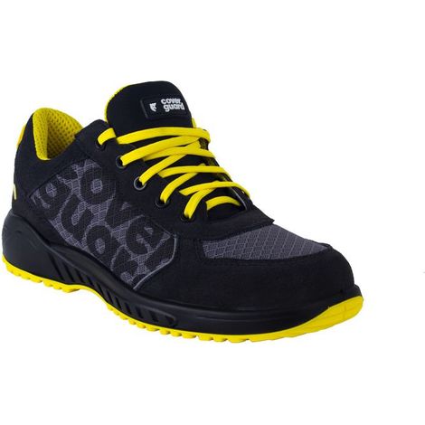 Baskets de sécurités basses respirantes Coverguard CLAW SWIFT S1P SRC ESD Noir / Jaune 40 (1/3)