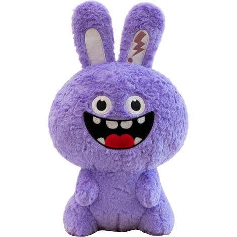 Lapin En Peluche - Fourrure Velours - Oreilles Élancées - Décoration De Bureau Pour Pâques - Lot De 1 (1/5)