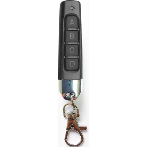 FLAMMKRAFT-Télécommande copieuse 433MHz 4 canaux pour portail de garage, volet roulant et barrière, format mini (1/4)