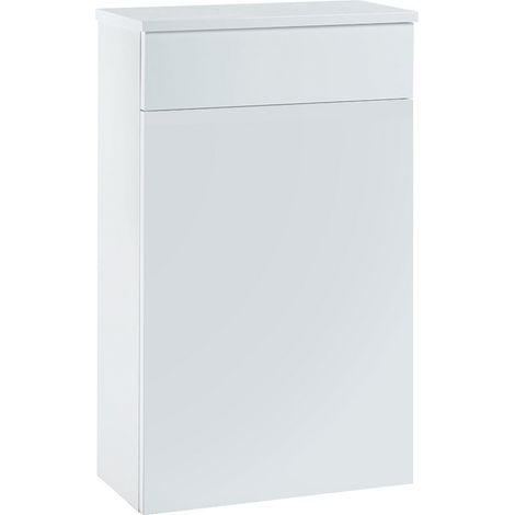 Orbit Supreme Back to Wall WC Toilet Unit 500mm Wide - Gloss White (1/3)