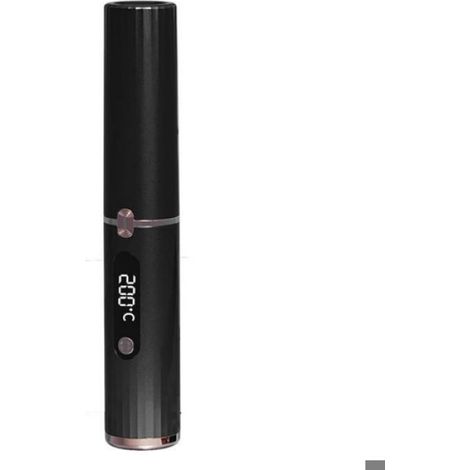Lisseur À Cheveux Sans Fil - Batterie 4500 mAh - Écran LCD - 4 Niveaux De Température 140-200 °C - Plaques 21 x 3 cm - Charge Type-C - Anti-brûlure - Noir (1/5)