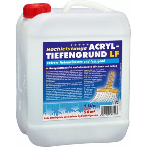 Decotric Hochleistungs Acryl-Tiefengrund 5 L Grundierungen