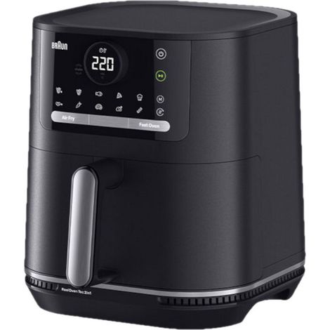 Braun HF5050 MultiFry 5 Friggitrice ad aria 6 L 2000 W 15 programmi automatici Display touch screen LED colore Nero