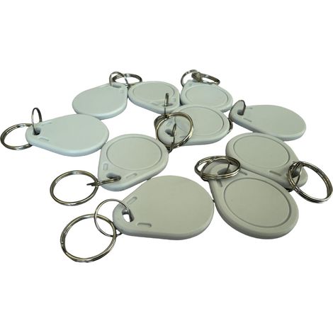 13.56 mhz rfid 1K Porte-clés Tag Iso14443a badge (Paquet de 10)