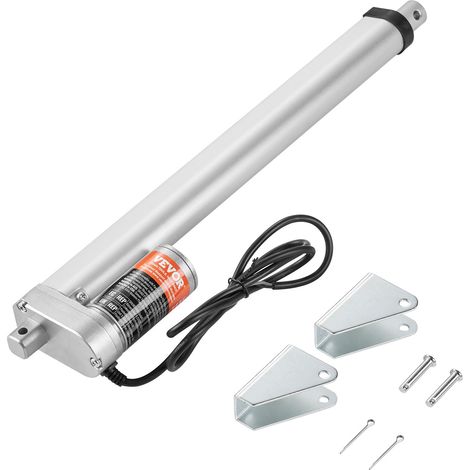 Actionneur Linéaire 12 V, Actionneur de Mouvement Linéaire 300 mm 150 kg/1500 N 5 mm/s avec Support de Montage et Protection IP54 pour Meubles, Systèmes d'Automatisation, Équipements Mécaniques (1/5)