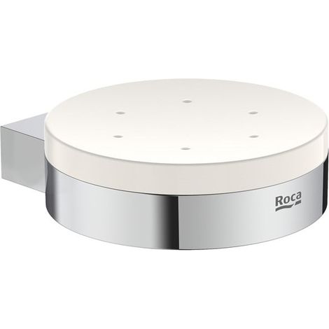 Jabonera de pared ROUND HOTELS - ROCA Color: Cromado (1/2)