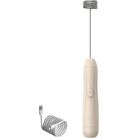 CCYKXA Multifunctional Electric Egg Beater - Small Milk Mixer - Coffee Mixer - Portable Milk Frother - Electric Milk Whisk for Coffee - Rechargeable (1/5)