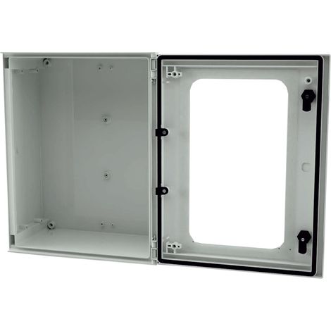 Coffret mural RS PRO en Fibre de verre renforcé en polyester Gris clair RAL 7035, IP66 ( Prix pour 1 )