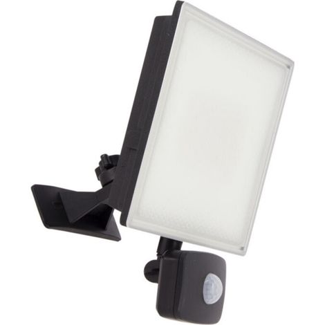 Schwarze LED-Wandlampe mit Bewegungsmelder, 50 W, 4200 lm, wasserdicht IP65, ideal für Außenbereiche, automatische Einschaltung, energiesparend