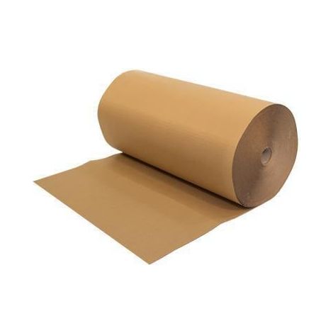 Wellpappe Breite 1000mm Länge 70m Gewicht 80g/qm 3-lagig braun B-Welle TRANSPAK (1/2)