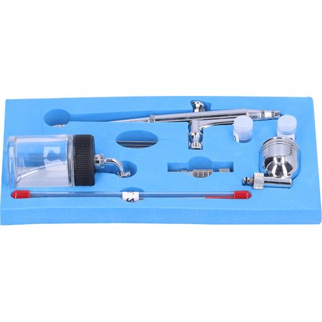 Kit aérographe G1/8, pistolet pulvérisateur peinture, outil artistique pour maquettes et décoration intérieure. (1/5)