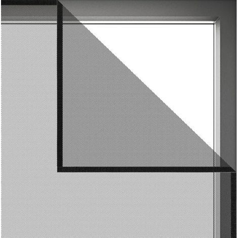 Moustiquaire de fenêtre DIY avec ruban adhésif, filet de rideau de porte anti-insectes et anti-moustiques, 150X150cm, noir (1/4)