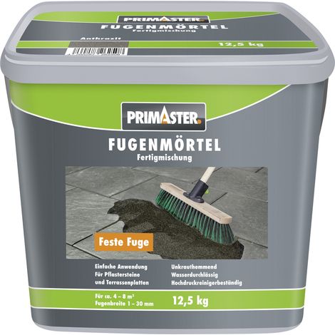 Primaster Fugenmörtel 1 - 30 mm 12,5 kg anthrazit Mörtel