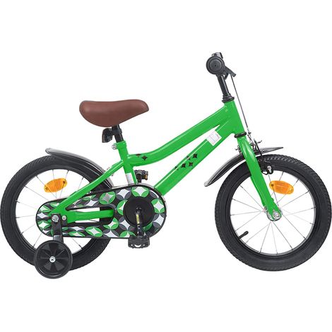 Teenpull – Kinderfahrrad 16 Zoll für 4-6 Jahre alt Grün (1/5)