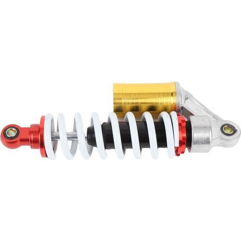 Amortiguador para motocicleta de 280 mm (11 pulgadas) con amortiguación ajustable, amortiguador de suspensión de resorte de acero de alta resistencia, adecuado para vehículos todoterreno de cuatro ru (1/5)