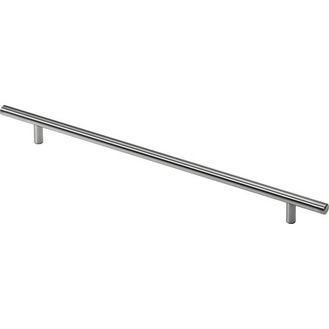 Hettich Möbelgriff Edelstahl 400 mm matt - 1 Stück Möbelgriff