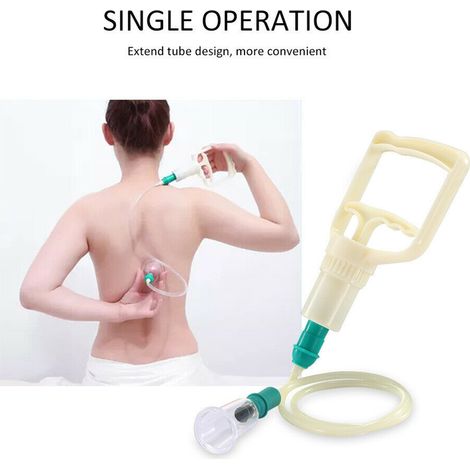 Set de Ventouses Massage avec Pompe à Vide, 12 Pcs Ventouses en Verre pour Thérapie Succion, Taille Variée, Cupping Anti-cellulite pour Corps et Dos (1/5)