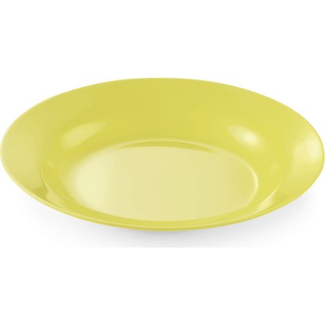 Assiette creuse mélamine Ø 20 cm jaune lot de 12 - Was Germany (1/2)