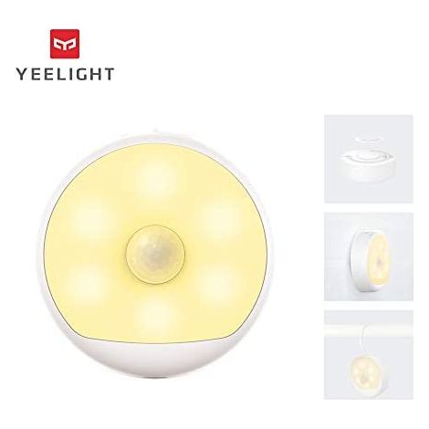 YEELIGHT Motion Sensor Nighlight - Luce notturna a LED con sensore di movimento e di chiarezza, Blanco Caldo