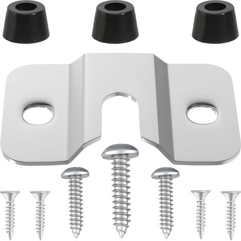 Lot de 2 Supports muraux pour Cible de fléchettes en Acier, Accessoires de Fixation à Suspendre (1/5)