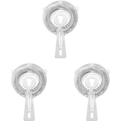 Set mit 3 Cocktailsieben, Weinfilter, Barsieb (1/5)