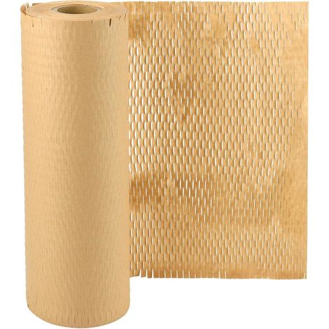 Honeycomb Paper - 30 cm x 50 m - Protective Wrapping Material - For Moving Fragile Items And Gift Packaging (1/5)