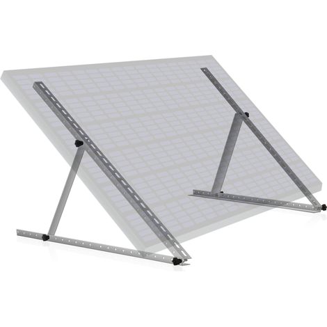 Zelsius Juego universal, soporte para panel solar, ángulo ajustable 0 a 90°  Barra soporte 114 cm