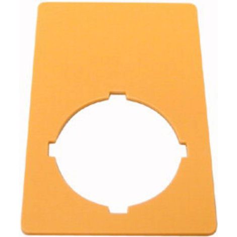 Plaquette de repérage Eaton M22-XZK 216470 (l x H) 33 mm x 50 mm sans inscription jaune 1 pc(s) (1/2)