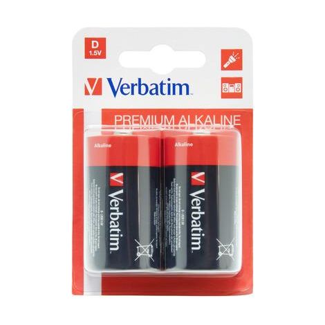 Batteria Verbatim LR20 D (2 pezzi in blister) (1/2)