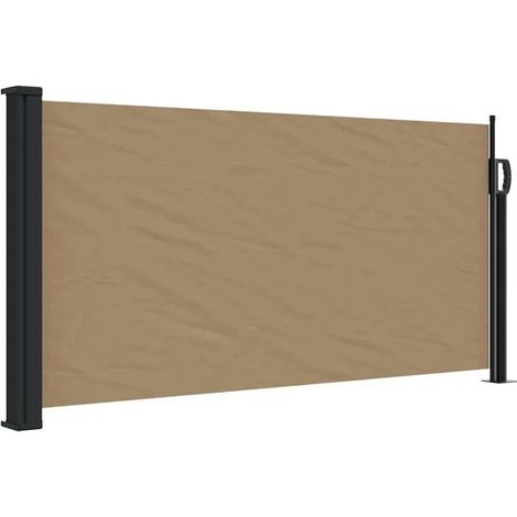 Auvent latéral rétractable taupe 100x300 cm (1/2)