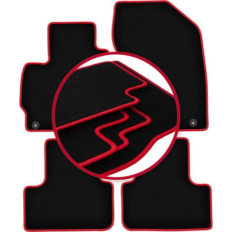 Tappetini auto CARLUX-RED per: Citroen C4 Aircross crossover (2012-2017) (1/5)