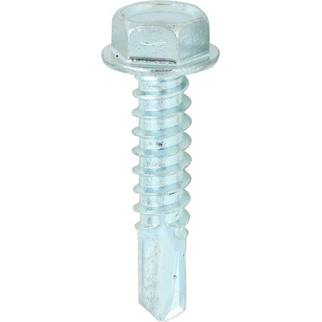 TIMCO Self-Drilling Light Section Silver Screws - 12 x 1